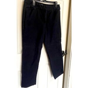 Liz Claiborne Women's Black Straight Leg Pants